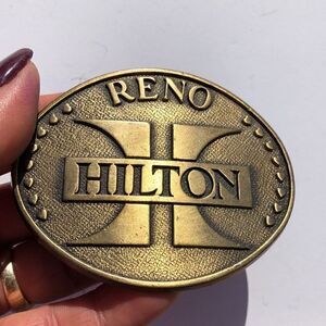 Reno Hilton belt buckle 